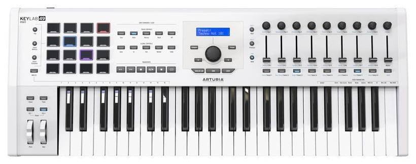 Arturia Keylab 49 MKII White Teclado Controlador Blanco 1