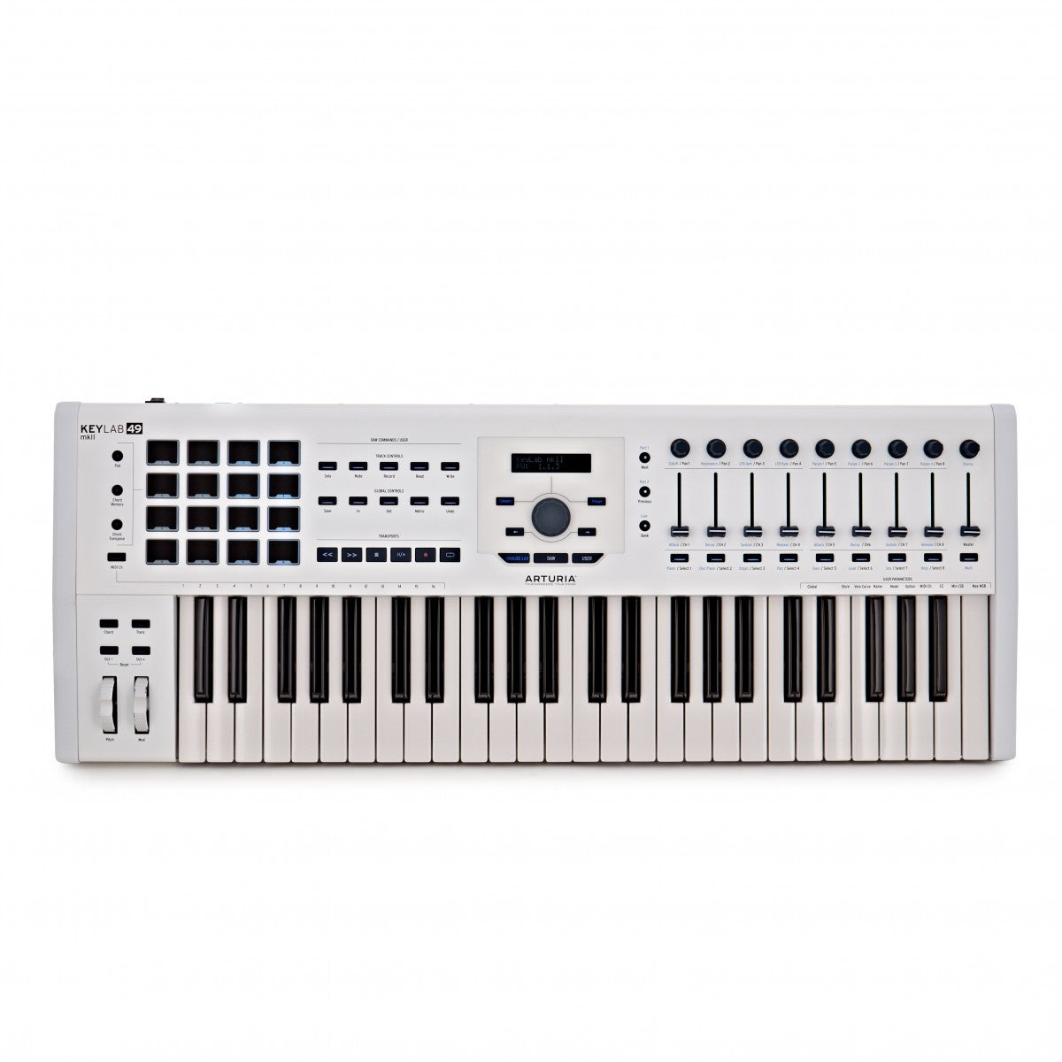 Arturia Keylab 49 MKII White Teclado Controlador Blanco 17