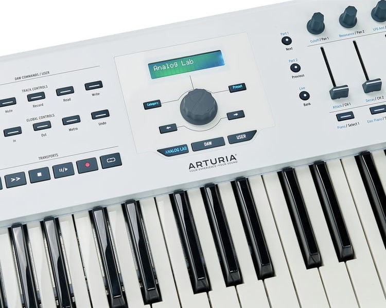 Arturia Keylab 61 MKII White Teclado Controlador Blanco 8