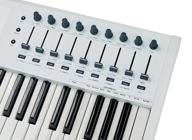 Arturia Keylab 61 MKII White Teclado Controlador Blanco 9