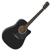 Squier SA105CE BLK Guitarra Electroacústica Negra 5