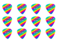 Fender 1980351102 351 Shape Premium Picks Pack 12 Púas Medium Rainbow 1