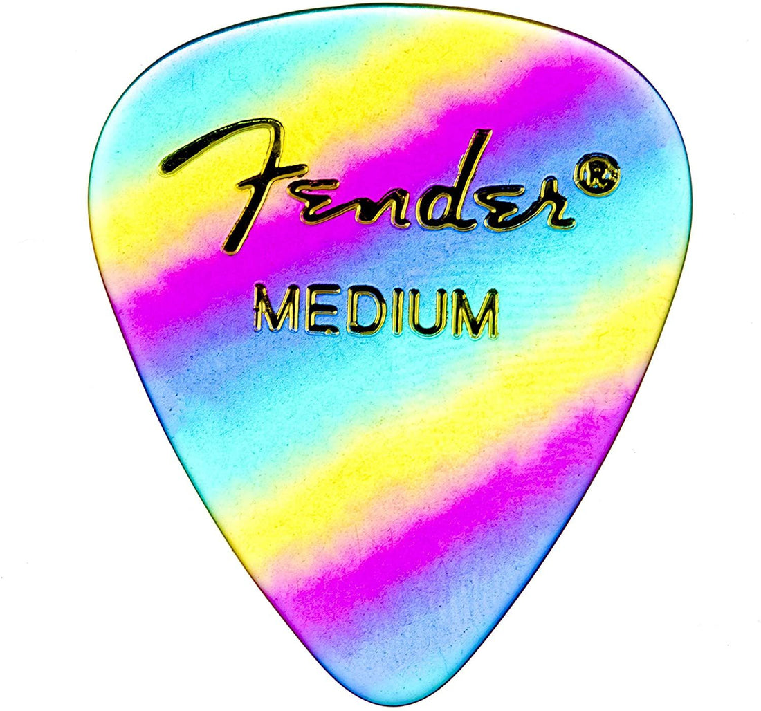 Fender 1980351102 351 Shape Premium Picks Pack 12 Púas Medium Rainbow 2