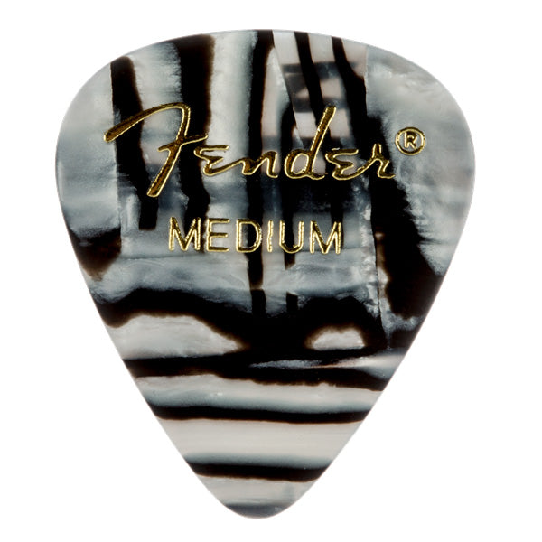 Fender 1980351202 351 Shape Premium Picks Pack de 12 Púas Medium Zebra 2