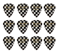 Fender 1980351302 351 Shape Premium Picks Pack 12 Púas Medium Checker 1