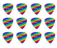 Fender 1980351103 351 Shape Premium Picks Pack 12 Púas Heavy Rainbow 1