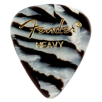 Fender 1980351203 351 Shape Premium Picks Pack 12 Púas Heavy Zebra 2