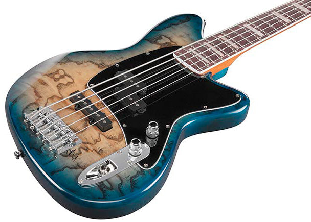 Ibanez TMB405TA CBS Bajo Eléctrico 5 Cuerdas Cosmic Blue Starburst 4