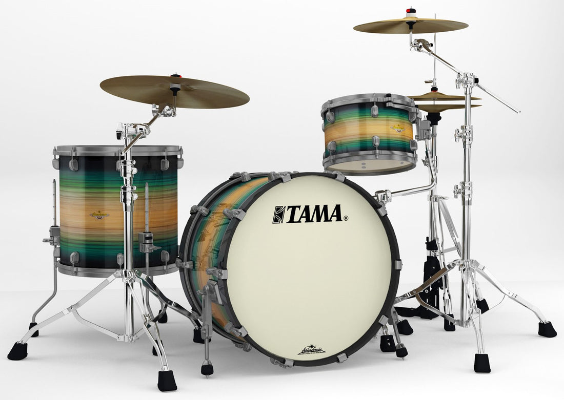 Tama ME32CZUS LEWB Starclassic Maple Batería Acústica Emerald Pacific Walnut Burst 1