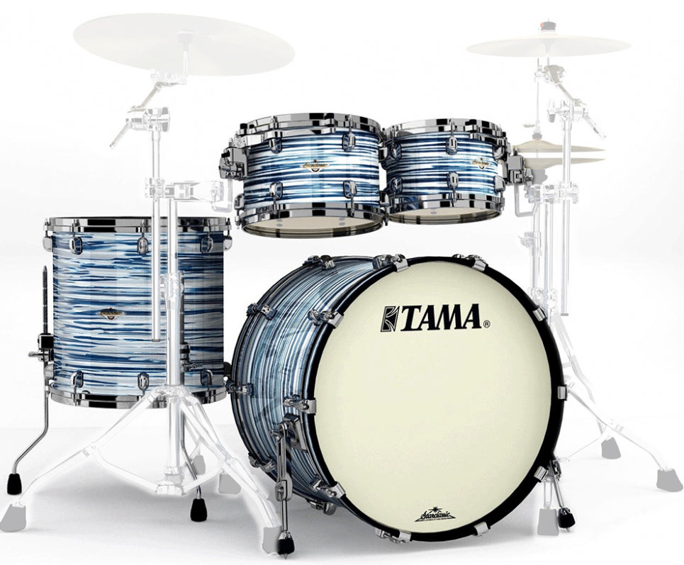 Tama MR42TZBNS BWO Starclassic Maple Batería Acústica Blue And White Oyster 1