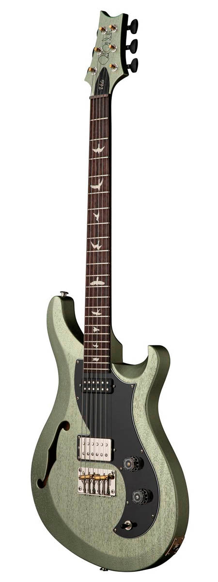PRS S2 Vela SemiHollow Satin MVM Guitarra Eléctrica Mavis Mint Metallic 2