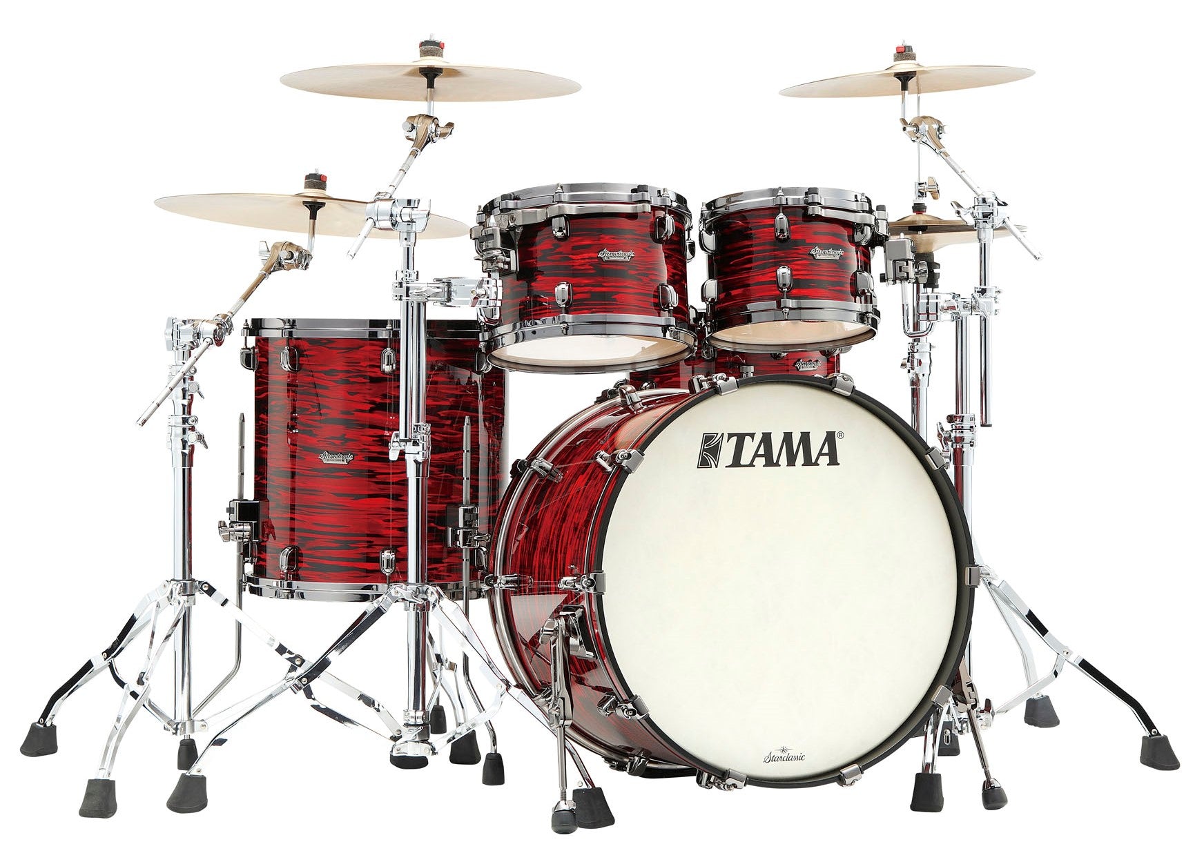 Tama MR42TZBNS ROY Starclassic Maple Batería Acústica Red Oyster 1