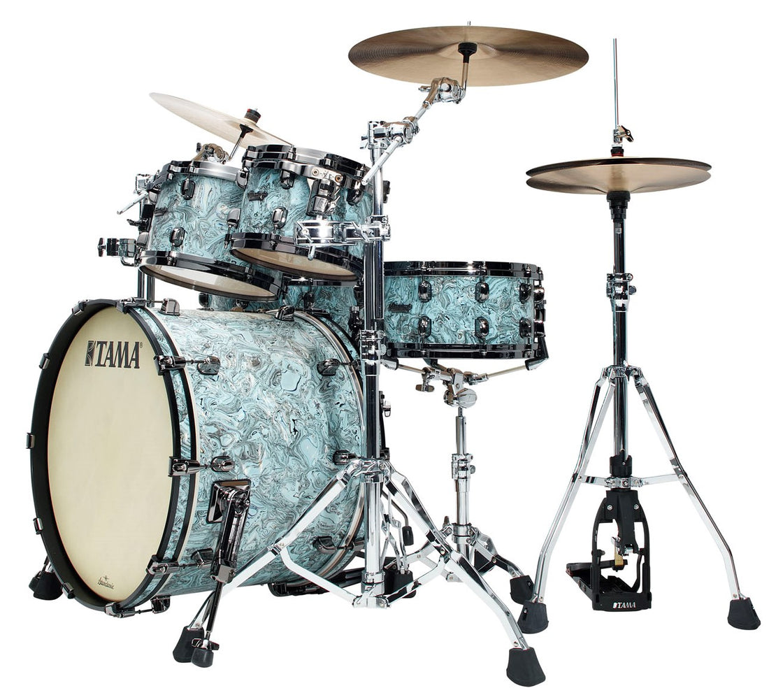 Tama MR42TZBNS SLW Starclassic Maple Batería Acústica Sky Blue Swirl 2