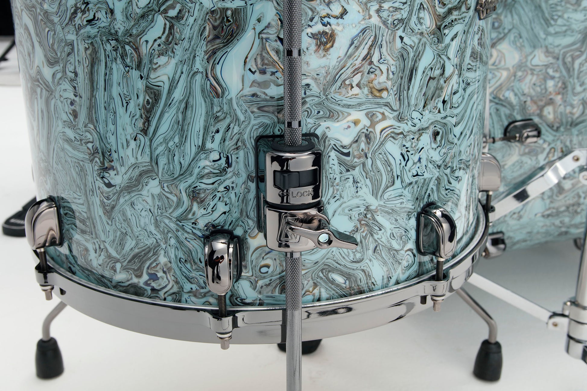 Tama MR42TZBNS SLW Starclassic Maple Batería Acústica Sky Blue Swirl 6