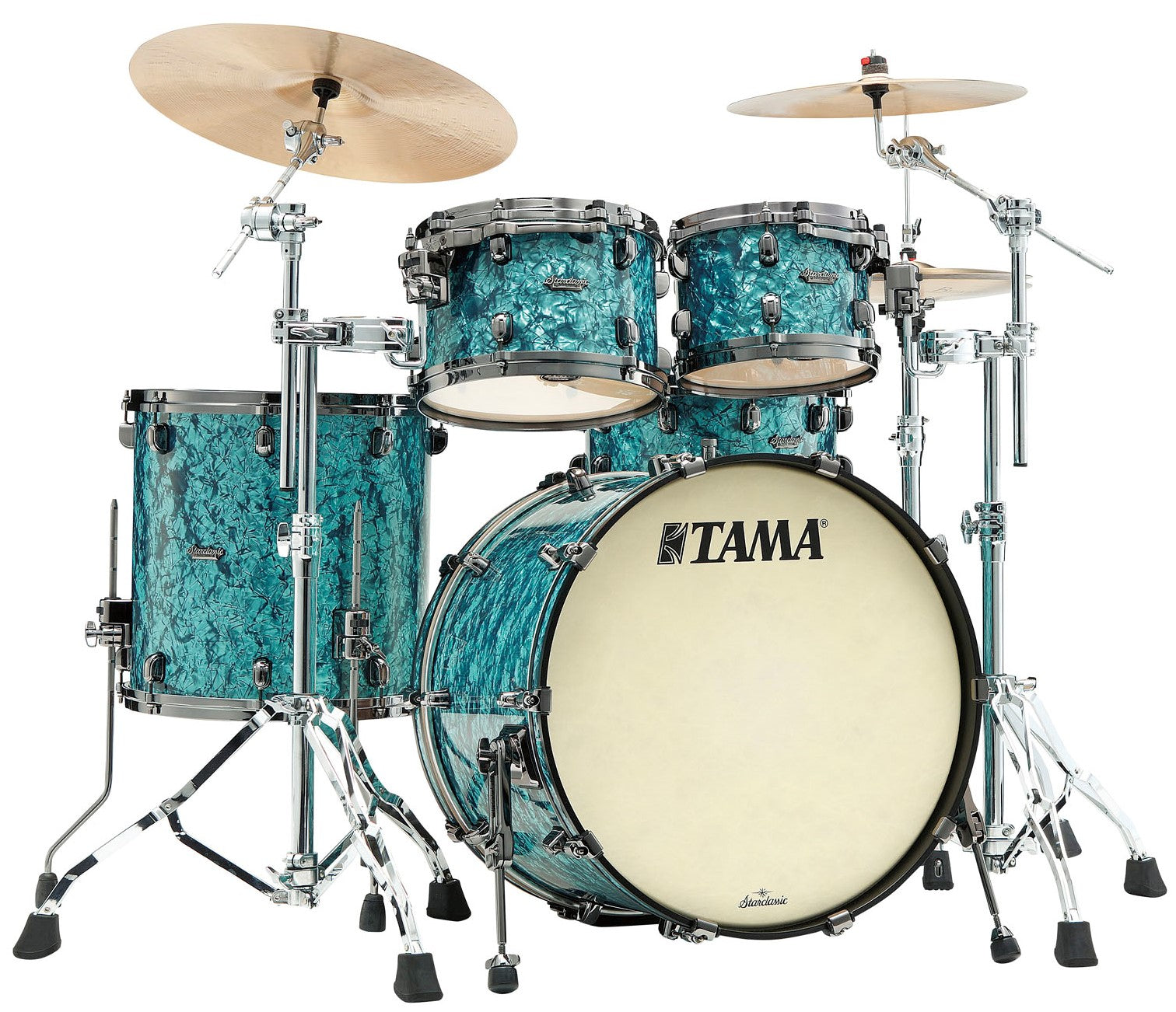 Tama MR42TZBNS TQP Starclassic Maple Batería Acústica Turquoise Pearl 1