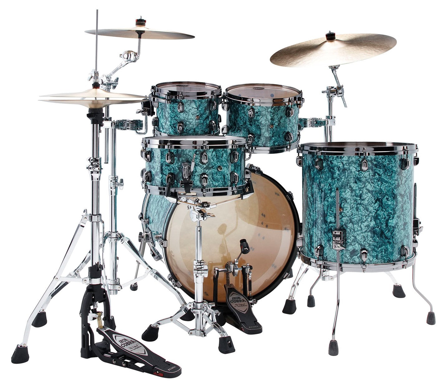 Tama MR42TZBNS TQP Starclassic Maple Batería Acústica Turquoise Pearl 3