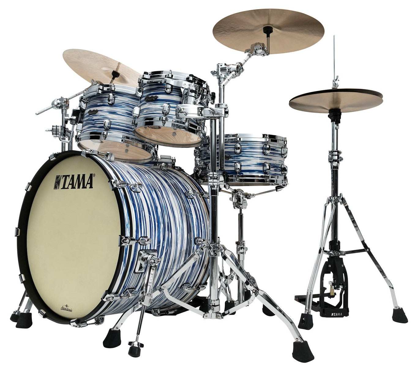 Tama MR42TZS BWO Starclassic Maple Batería Acústica Blue And White Oyster 2