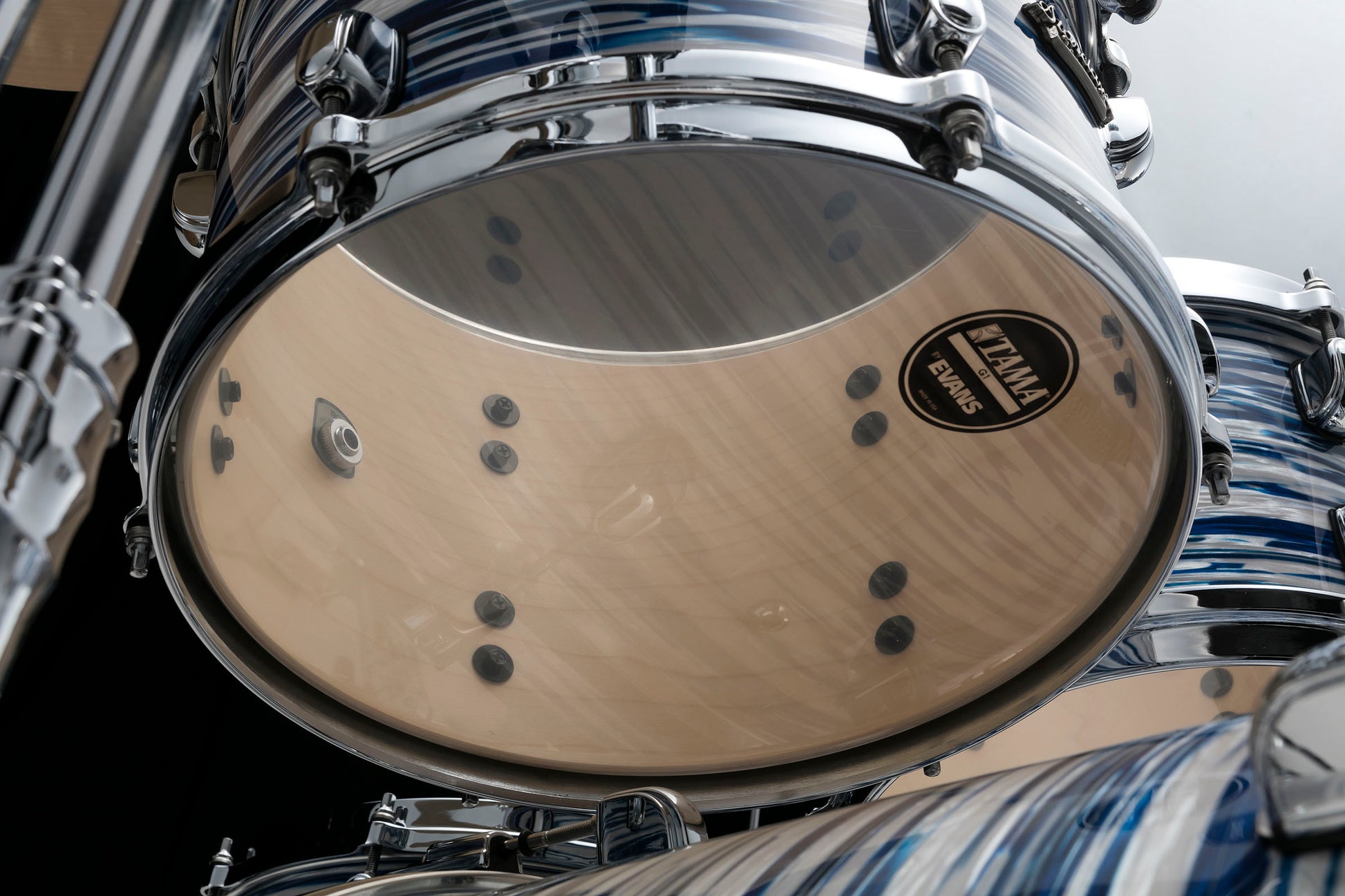 Tama MR42TZS BWO Starclassic Maple Batería Acústica Blue And White Oyster 5