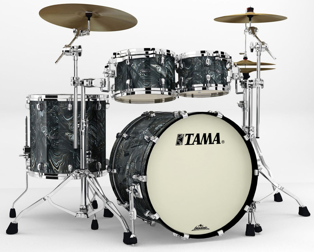 Tama MR42TZS CCL Starclassic Maple Batería Acústica Charcoal Swirl 1