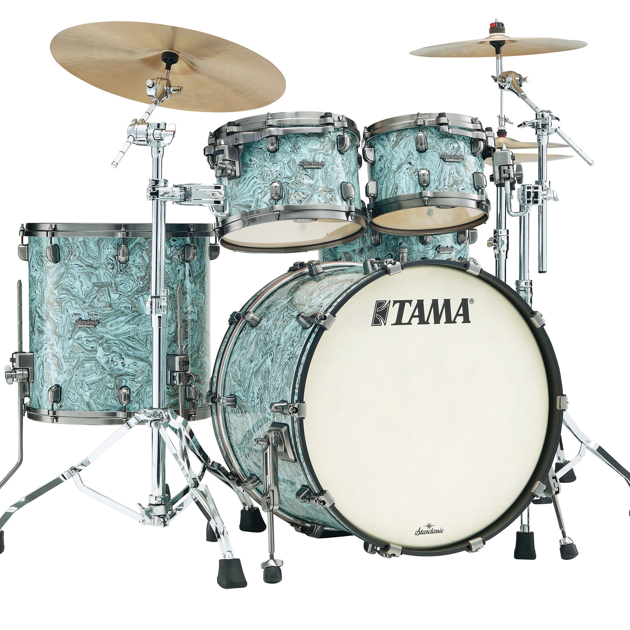 Tama MR42TZS SLW Starclassic Maple Batería Acústica Sky Blue Swirl 1