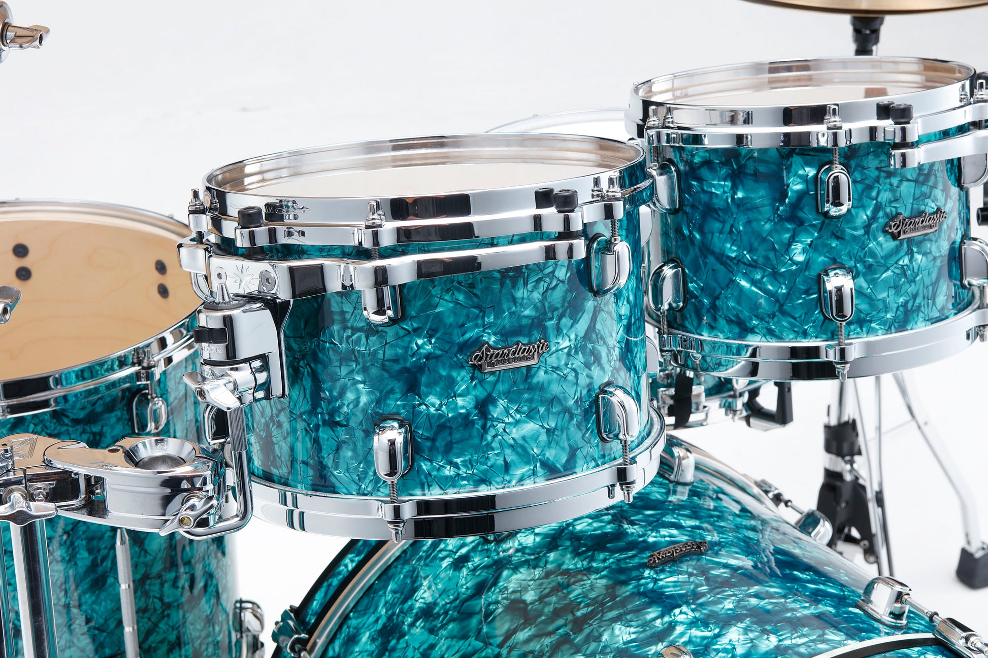 Tama MR42TZS TQP Starclassic Maple Batería Acústica Turquoise Pearl 4