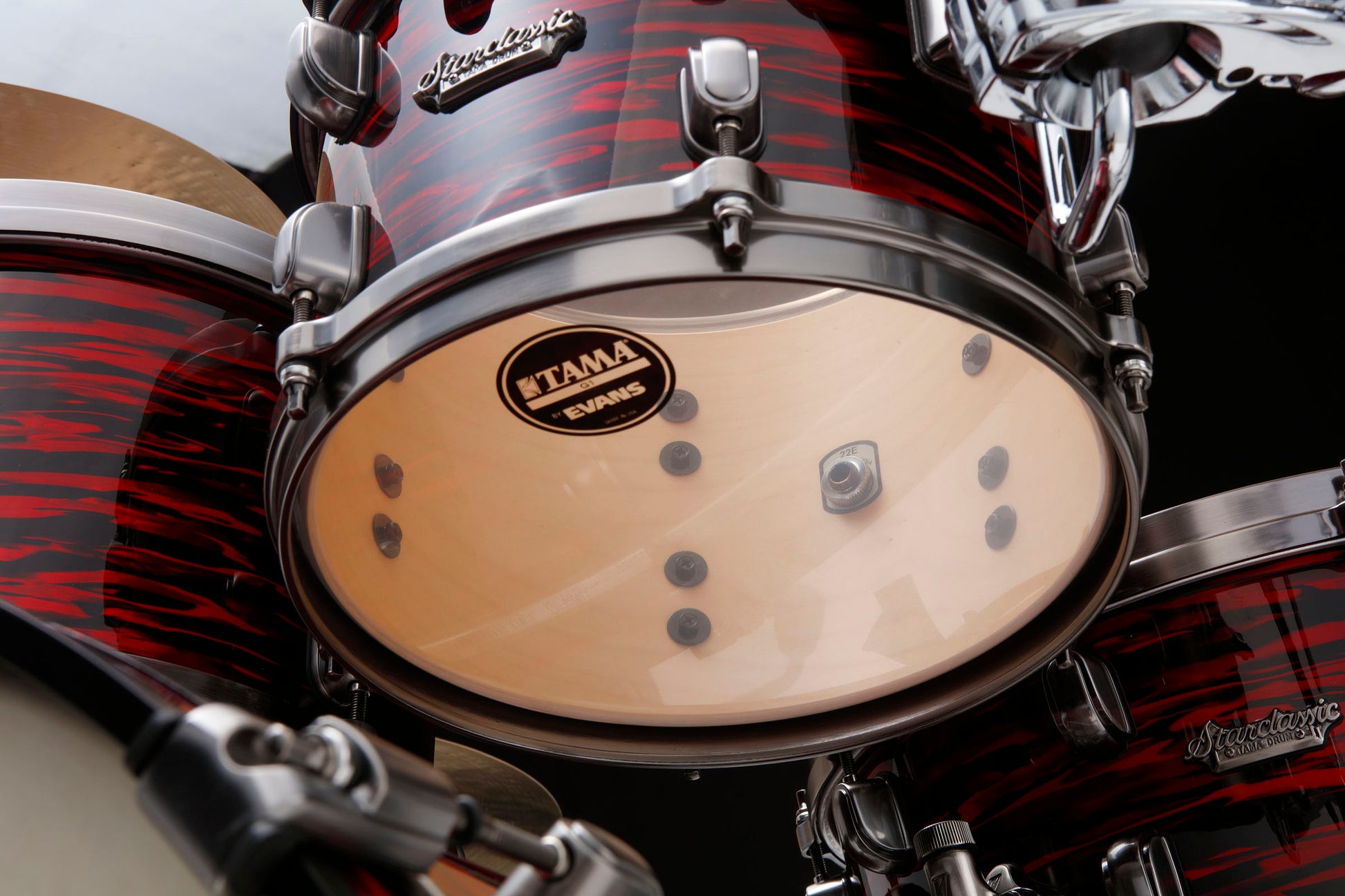 Tama MR42TZUS ROY Starclassic Maple Batería Acústica Red Oyster 5