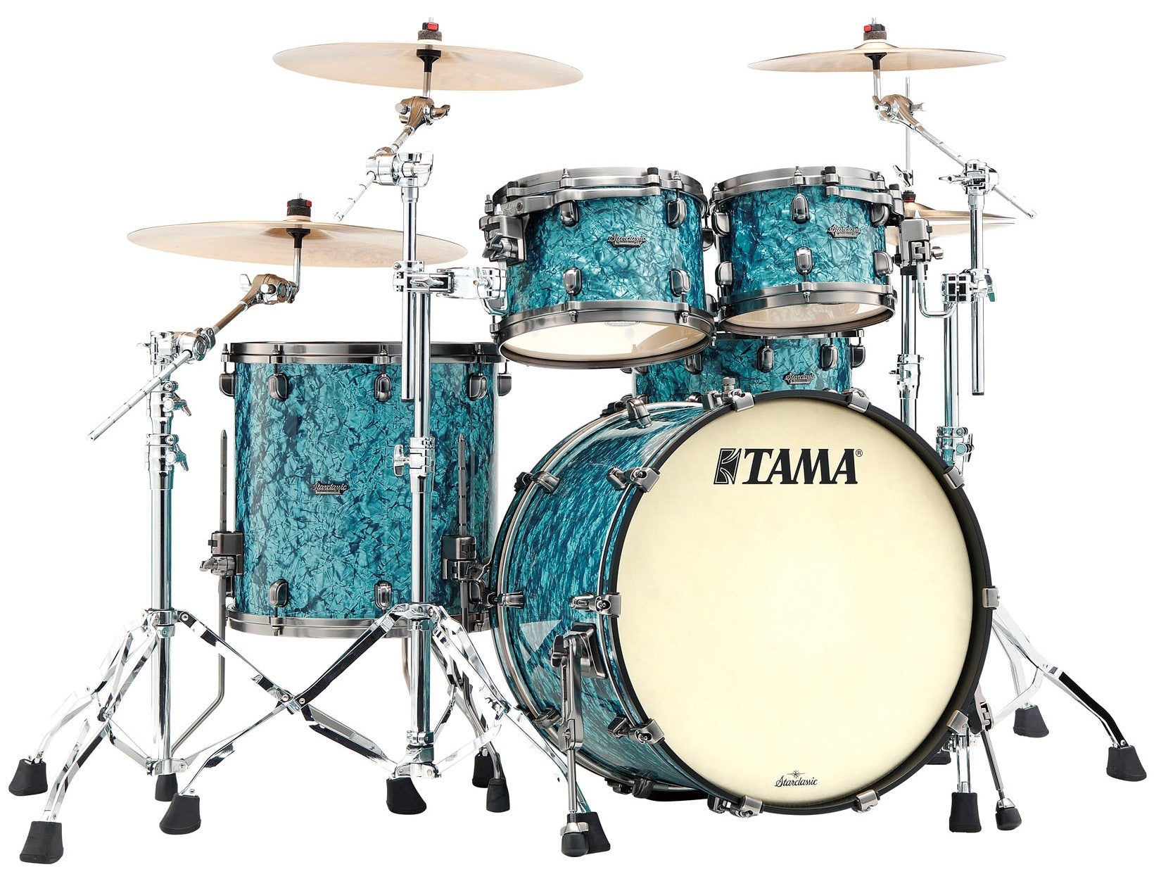 Tama MR42TZUS TQP Starclassic Maple Batería Acústica Turquoise Pearl 1