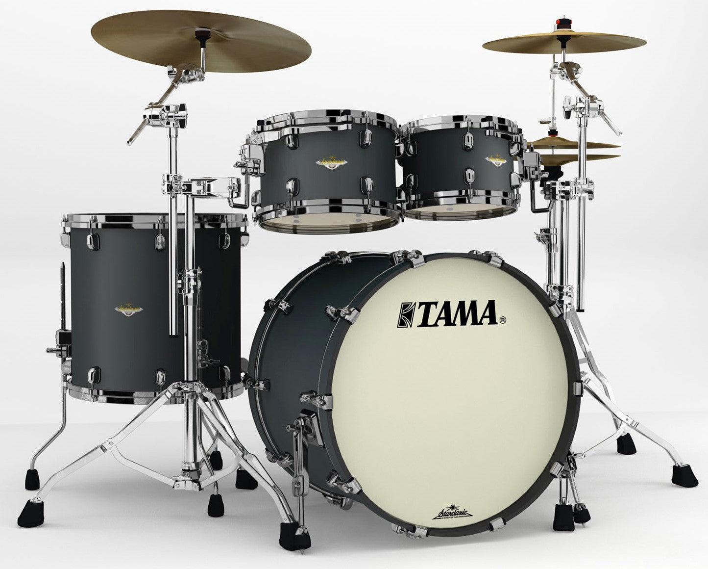 Tama MA42TZBNS FBK Starclassic Maple Batería Acústica Flat Black 1