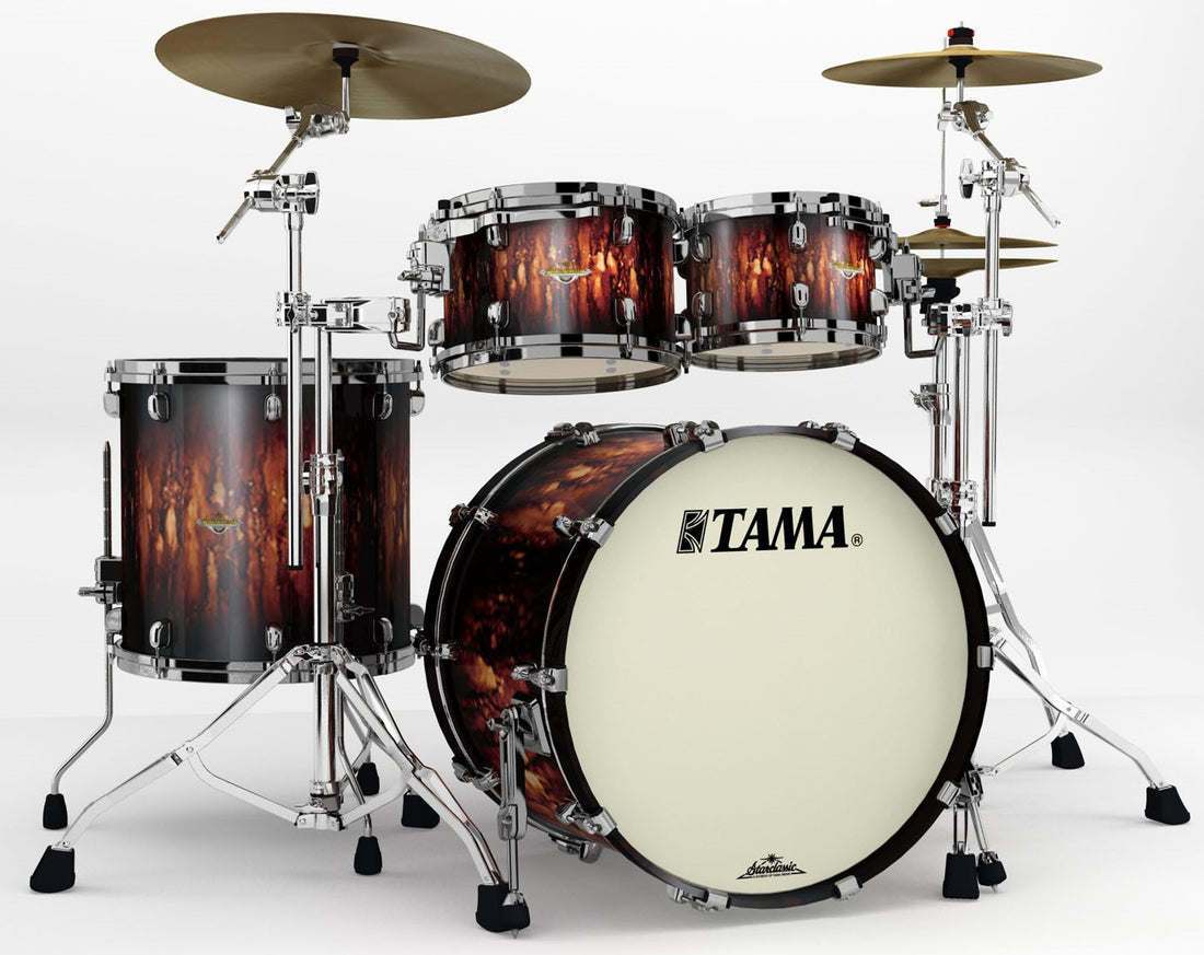 Tama MA42TZBNS MBB Starclassic Maple Batería Acústica Molten Satin Brown Burst 1