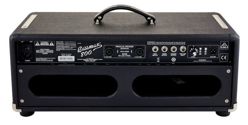 Fender Bassman 800 Head Amplificador Cabezal Bajo 4