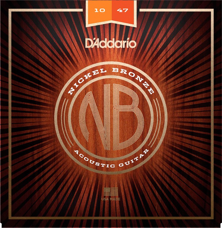 Daddario NB1047 Nickel Bronze Juego Cuerdas Guitarra Acústica Extra Light 010-047 1