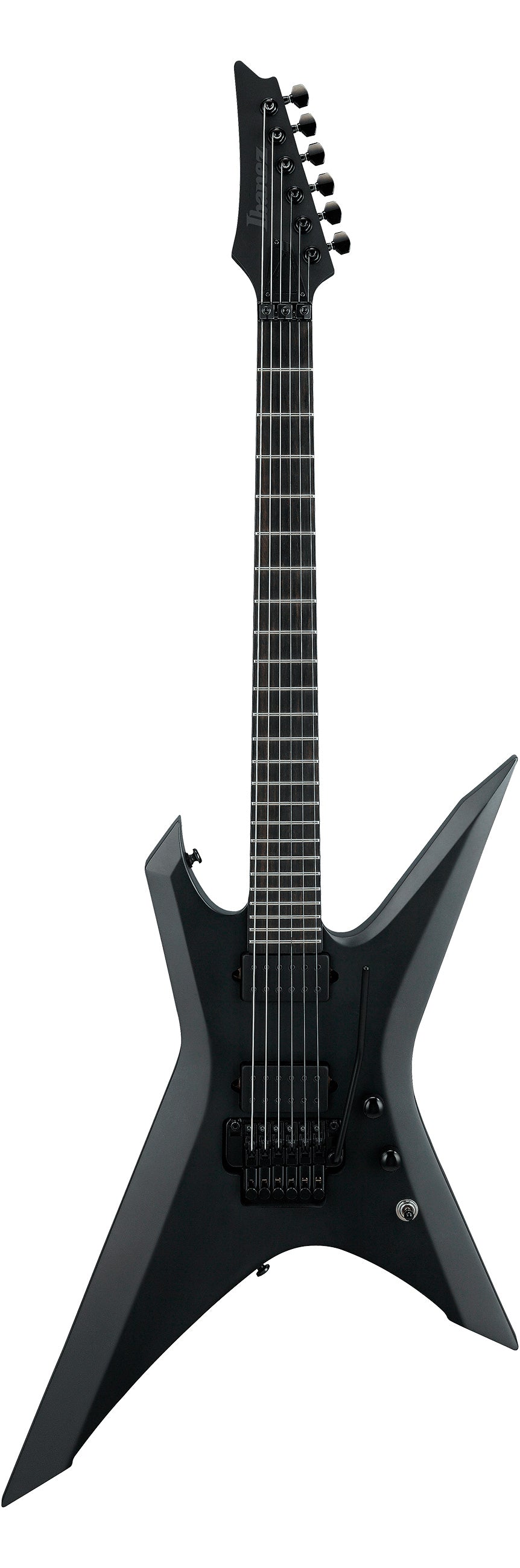 Ibanez XPTB620 BKF Iron Label Xiphos Guitarra Eléctrica Black Flat 1