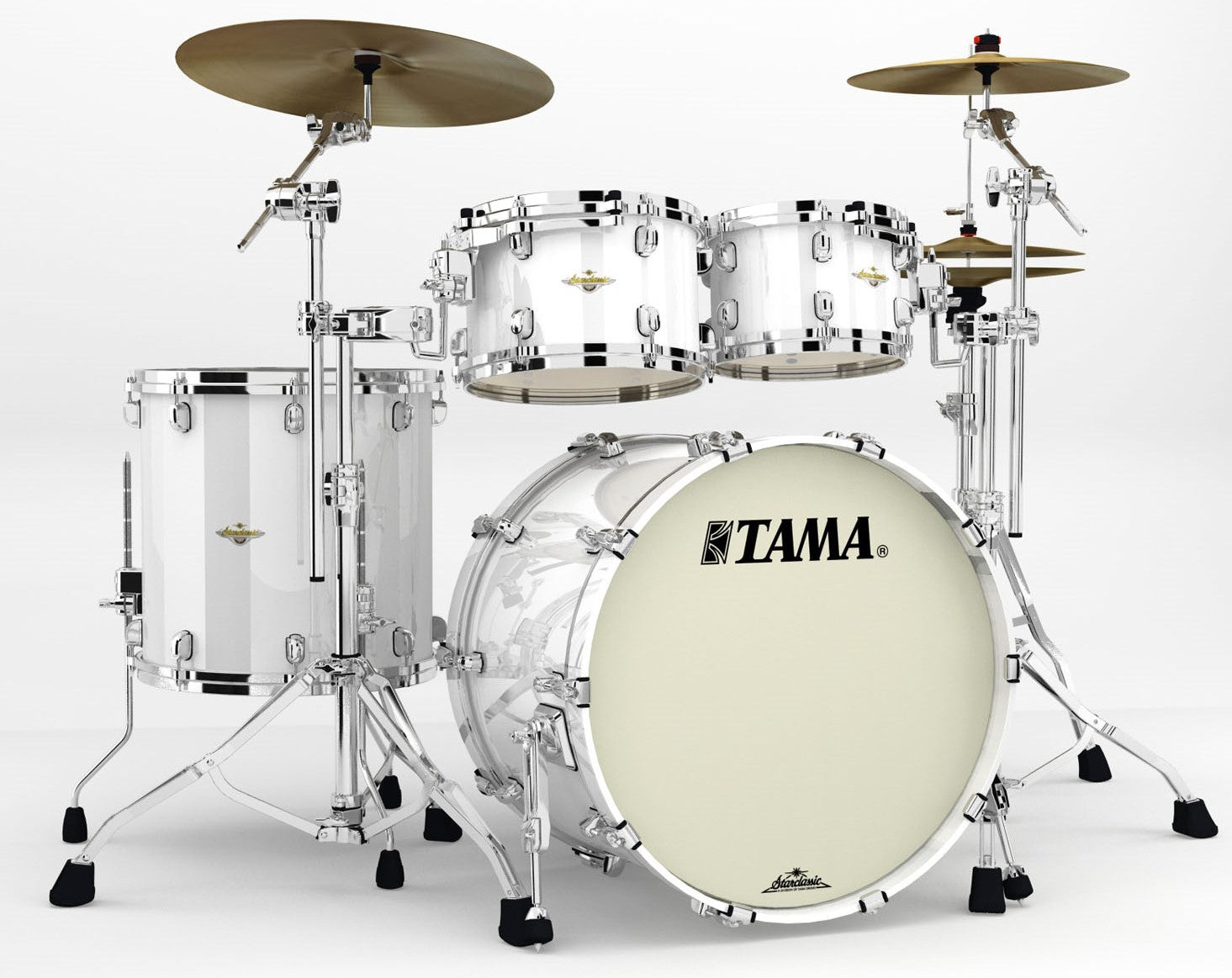 Tama MA42TZS PWH Starclassic Maple Batería Acústica Piano White 1