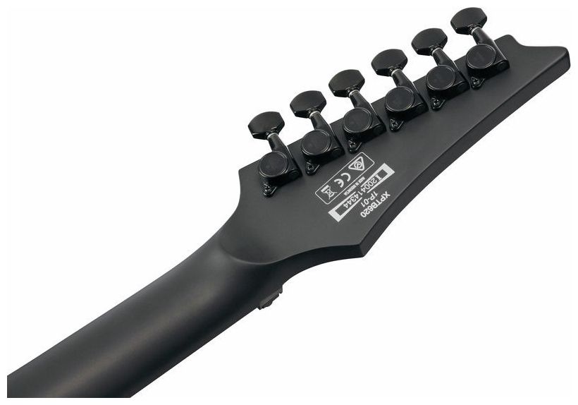 Ibanez XPTB620 BKF Iron Label Xiphos Guitarra Eléctrica Black Flat 9