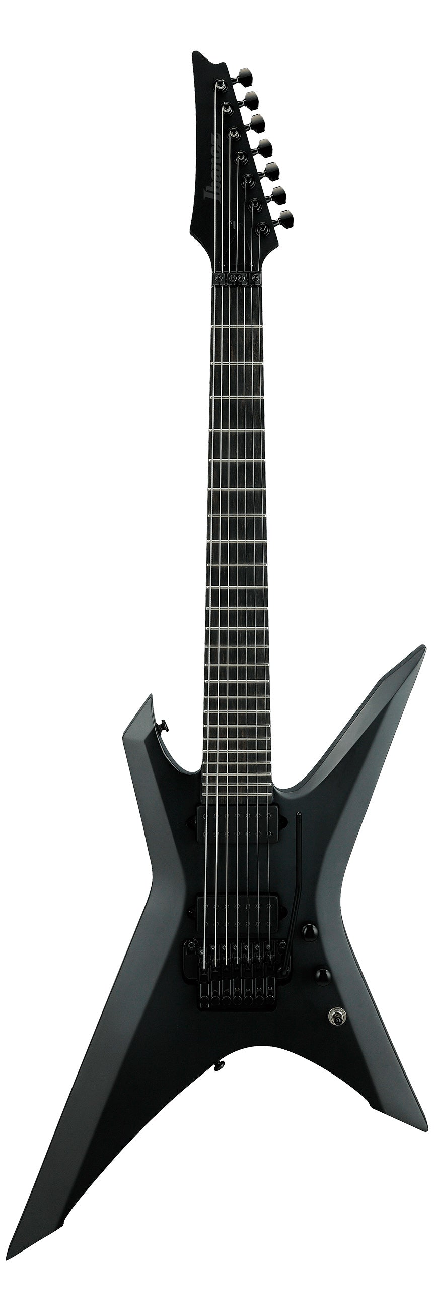 Ibanez XPTB720 BKF Iron Label Xiphos Guitarra Eléctrica 7 Cuerdas Black Flat 1