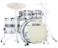 Tama MA42TZS SSR Starclassic Maple Batería Acústica Silver Snow Racing Stripe 1