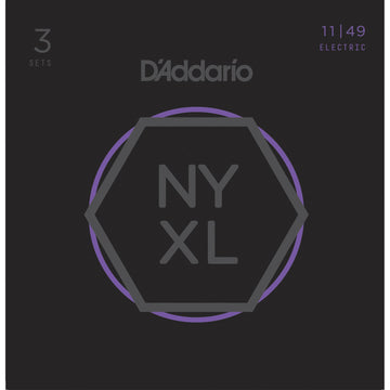 Daddario NYXL1149-3P Set 3 Juegos de Cuerdas Guitarra Eléctrica 011-049 1