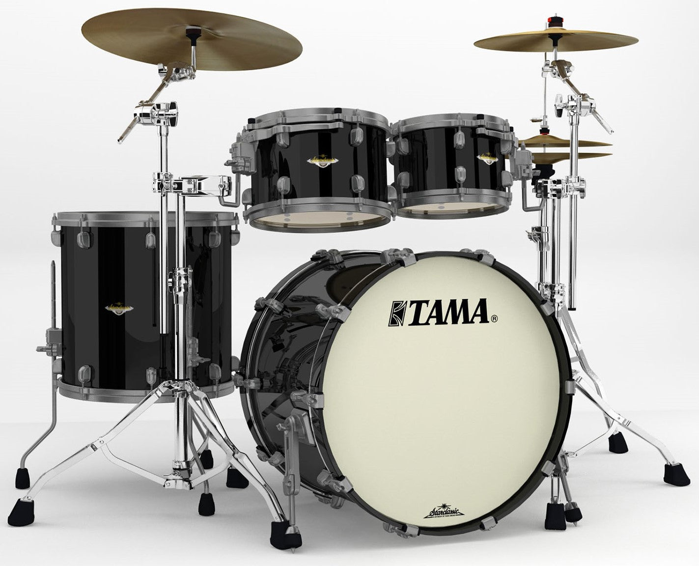 Tama MA42TZUS PBK Starclassic Maple Batería Acústica Piano Black 1