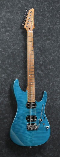 Ibanez MM1 TAB Martin Miller Signature Guitarra Eléctrica Transparent Aqua Blue 3