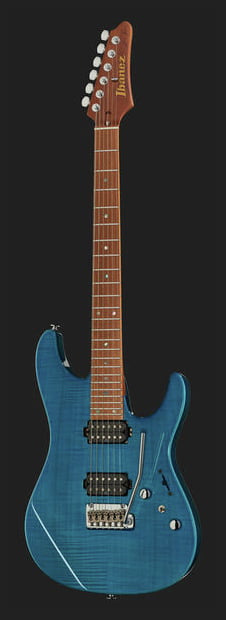 Ibanez MM1 TAB Martin Miller Signature Guitarra Eléctrica Transparent Aqua Blue 12