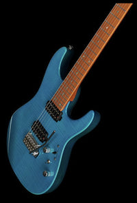 Ibanez MM1 TAB Martin Miller Signature Guitarra Eléctrica Transparent Aqua Blue 21