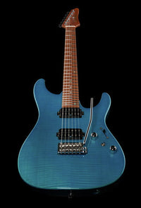 Ibanez MM1 TAB Martin Miller Signature Guitarra Eléctrica Transparent Aqua Blue 23