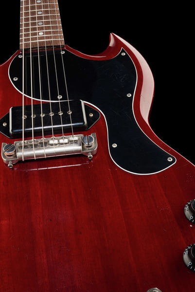 Maybach Albatroz 65 Guitarra Eléctrica Dark Winered Aged 7