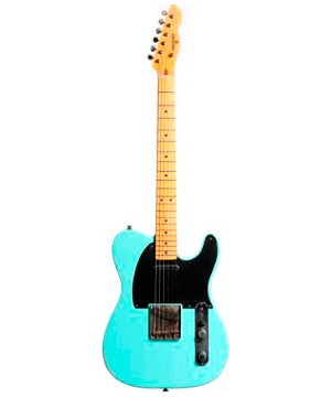 Maybach Teleman T61 Guitarra Eléctrica Miami Green Aged 1