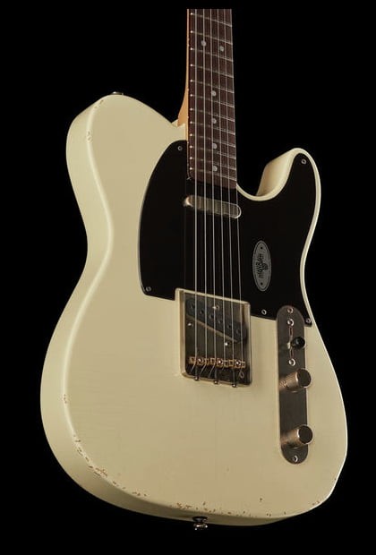 Maybach Teleman T61 Guitarra Eléctrica Vintage Cream Aged 7