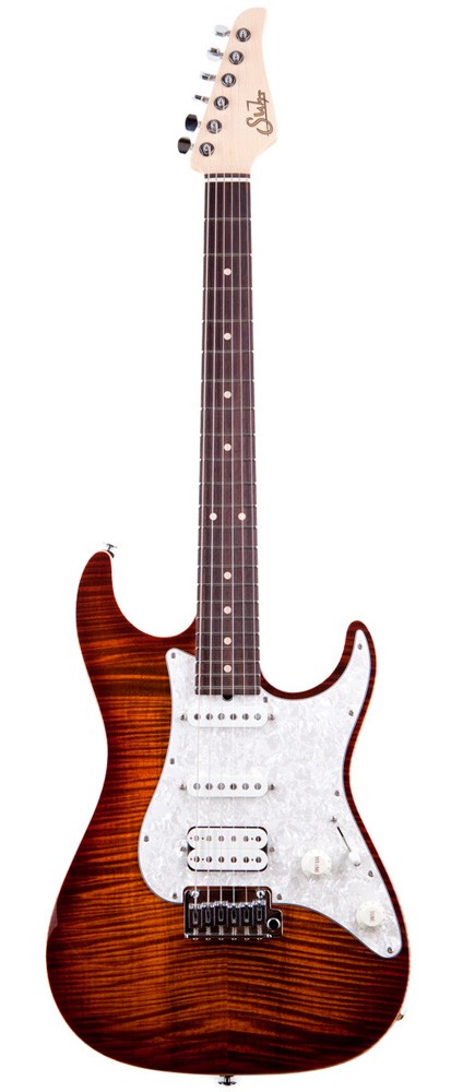 Suhr Standard Plus PF BB Guitarra Eléctrica Bengal Burst 1