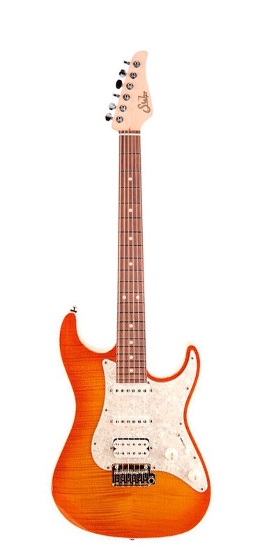 Suhr Standard Plus PF HAB Guitarra Eléctrica Trans Honey Amber Burst 1