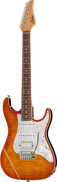 Suhr Standard Plus PF HAB Guitarra Eléctrica Trans Honey Amber Burst 2