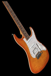 Suhr Standard Plus PF HAB Guitarra Eléctrica Trans Honey Amber Burst 15