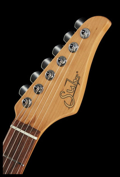 Suhr Standard Plus PF HAB Guitarra Eléctrica Trans Honey Amber Burst 17